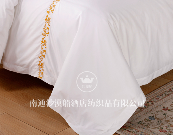 凤尾相连系列高端酒店床上用品床单被套被子布草简约北欧风详情7