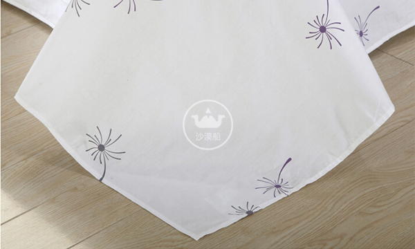 Hotel Bedding Midnight Flow Core printed high-end hotel linen bedding, simple style four-piece set, high-end printed process, all-cotton fabric pic 6