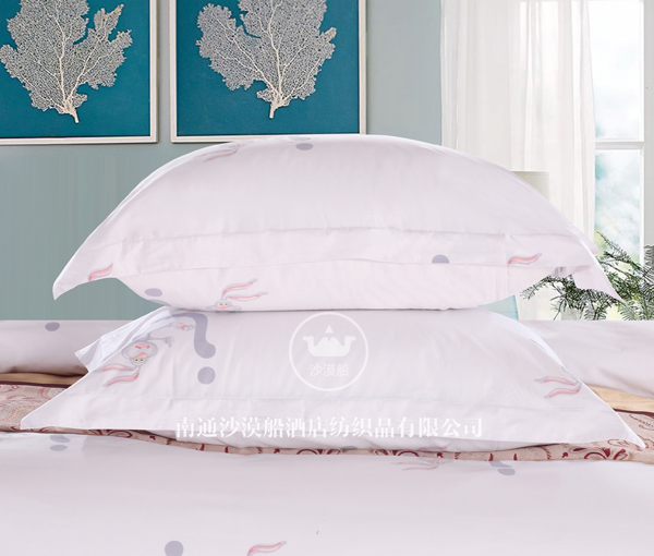 Hotel Bedding Yizhi Fengfa high-end hotel linen bedding all-cotton printed brocade set with high-end printing technology pic 4