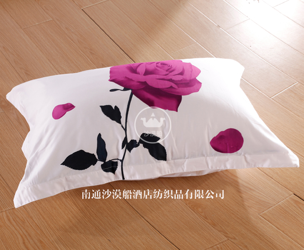 Hotel Bedding Purple Rose Hotel Linen Bedding A version Jet Unique Positioning Print B Version 80 jet Tribute Satin pic 4