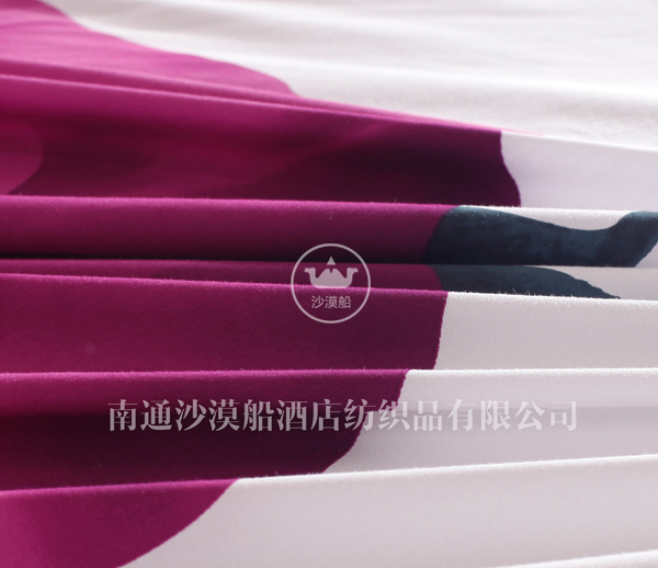 Hotel Bedding Purple Rose Hotel Linen Bedding A version Jet Unique Positioning Print B Version 80 jet Tribute Satin pic 5