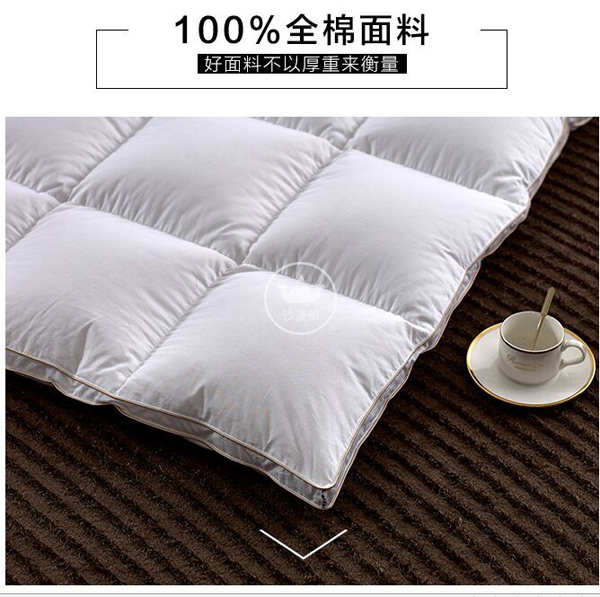 HOTEL Bedding goose down quilt is made of 90% Japanese standard white goose down, genuine high-end hotel linen. Winter quilt core, thickened in winter, warm, high down content, light and warm pic 1