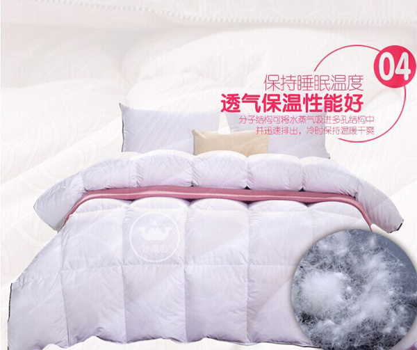 Desert Ship White down QUILT, winter quilt CORE, high-end five-star HOTEL bed linen, 90-day standard, thickened, warm, high down content, light and warm HOTEL QUILT CORE pic 4